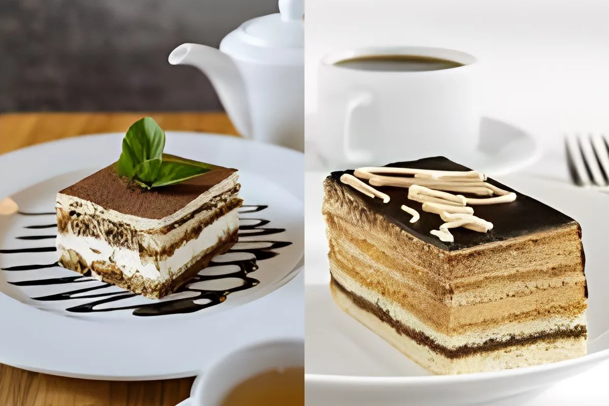 Tiramisu vs Opera cake