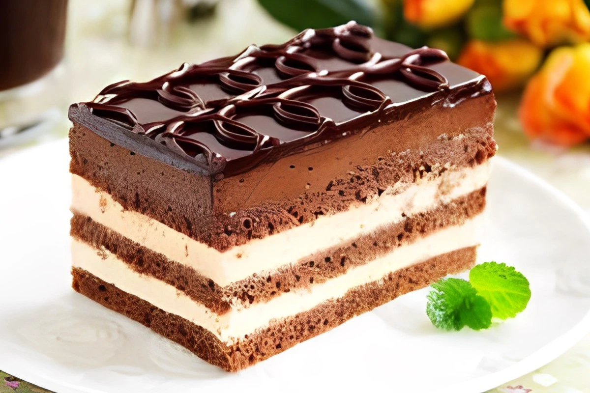 Why does an opera cake have 7 layers