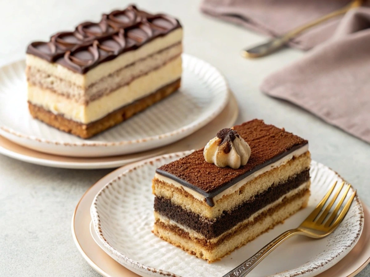 tiramisu vs opera cake