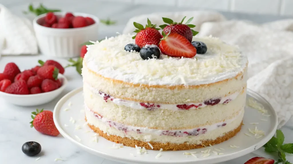 Mary Berry Coconut Cake