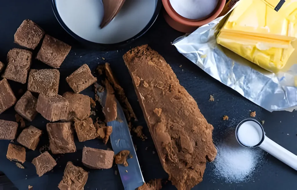 What is traditional fudge made of