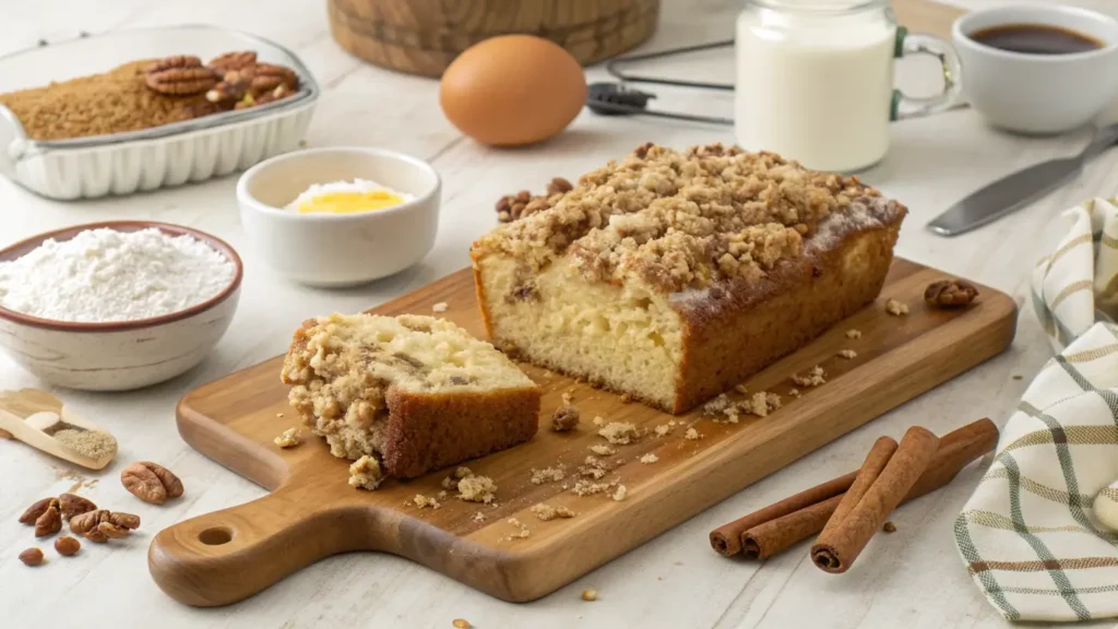 Coffee Cake Recipe with Oatmeal Streusel