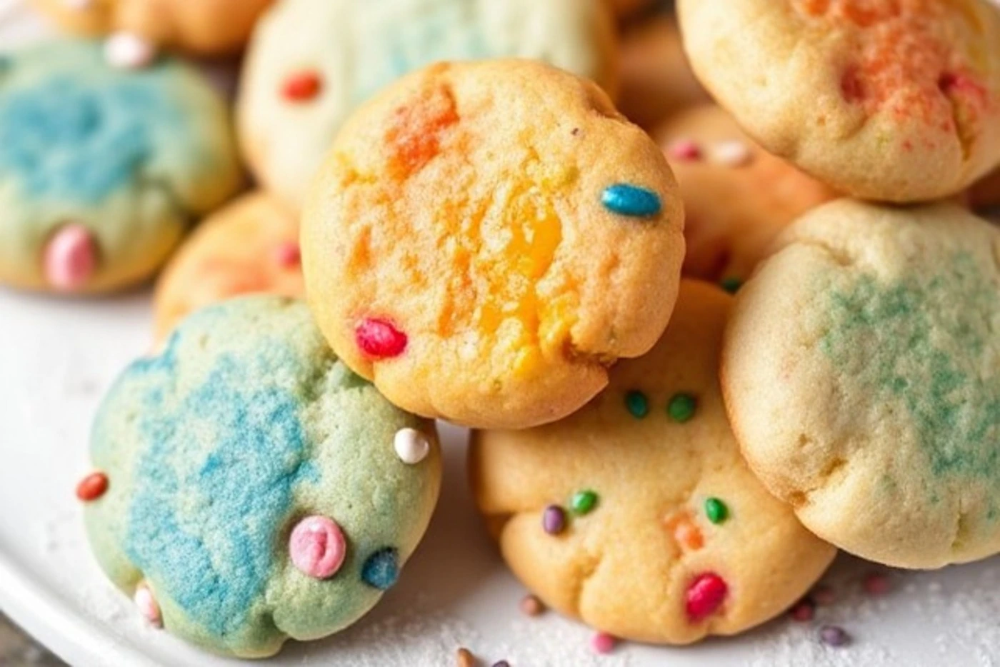 Colorful Ingredients in Some Cookie Recipes