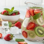 Flavor Water Recipes Strawberry and Kiwi