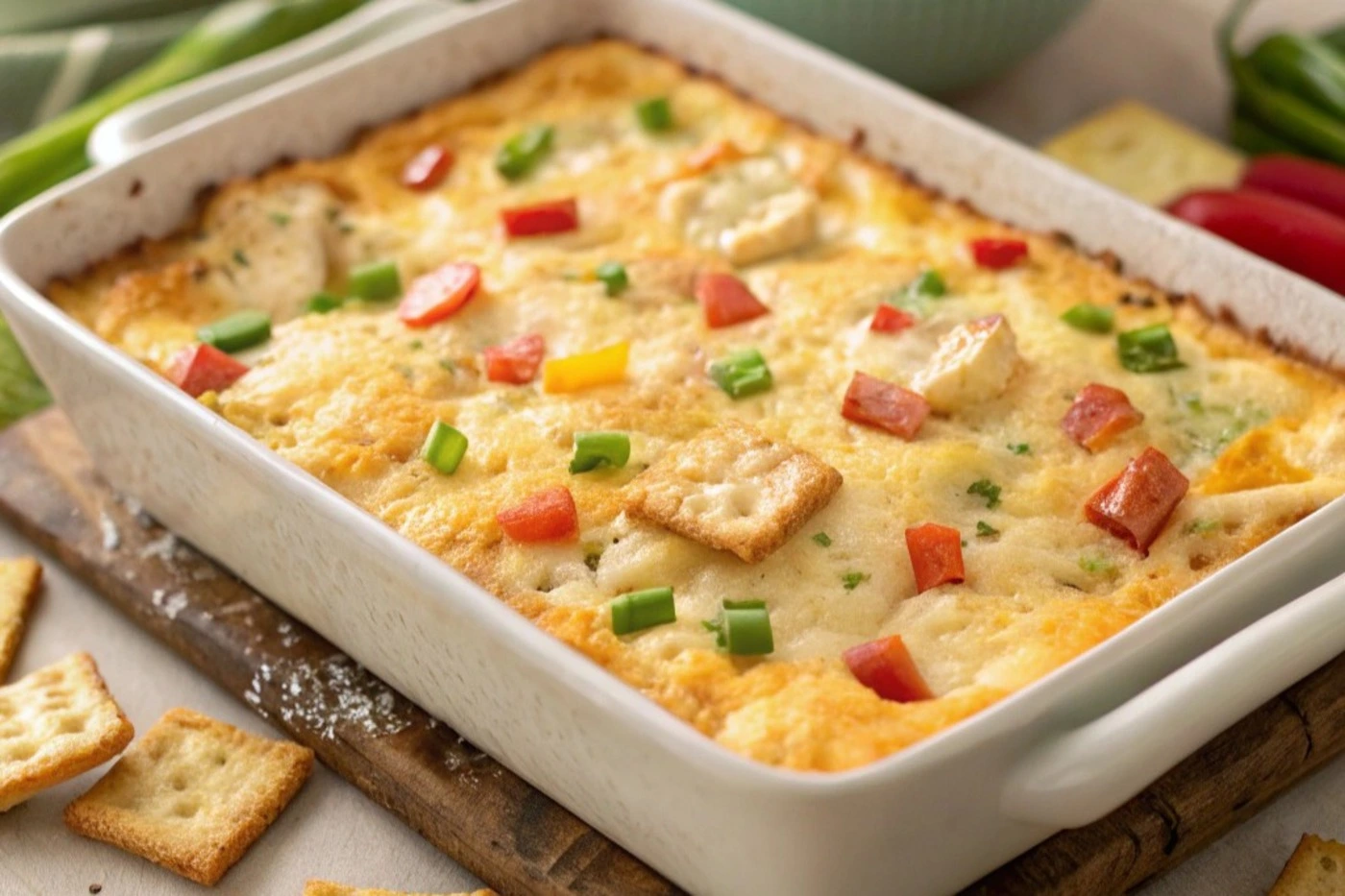 Recipe Baked Egg Casserole Made With Crackers