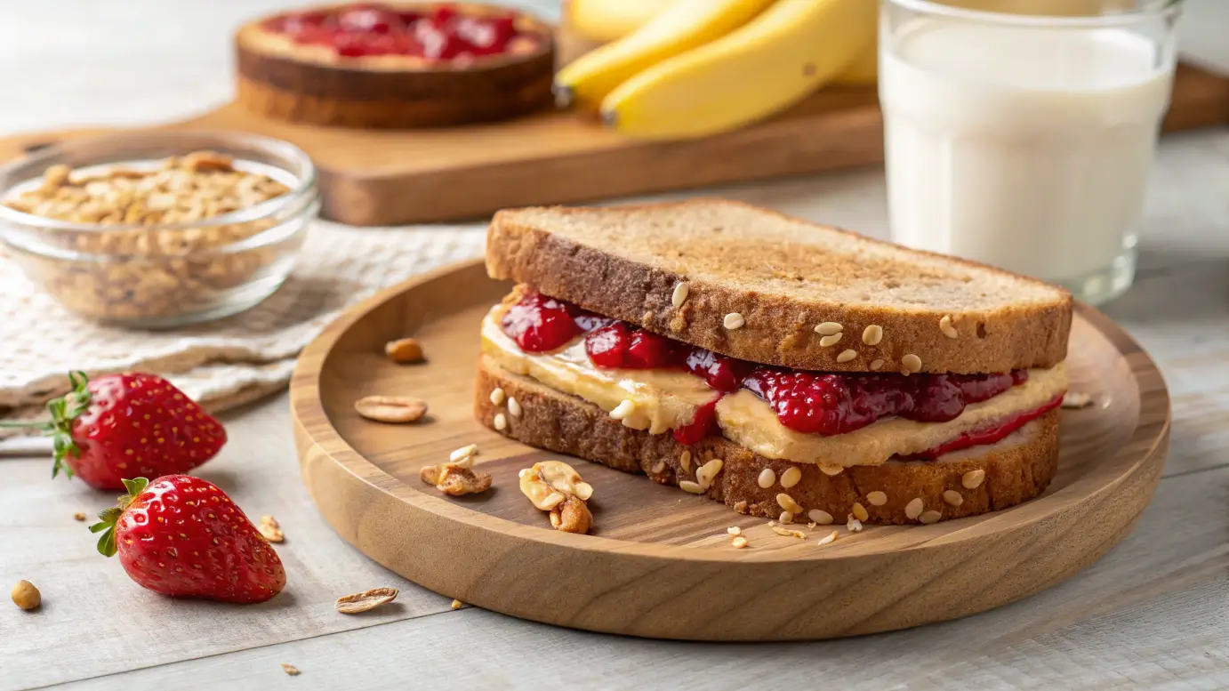 bread grain recipe peanut butter and jelly