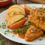 apple and honey-glazed chicken tenders recipe