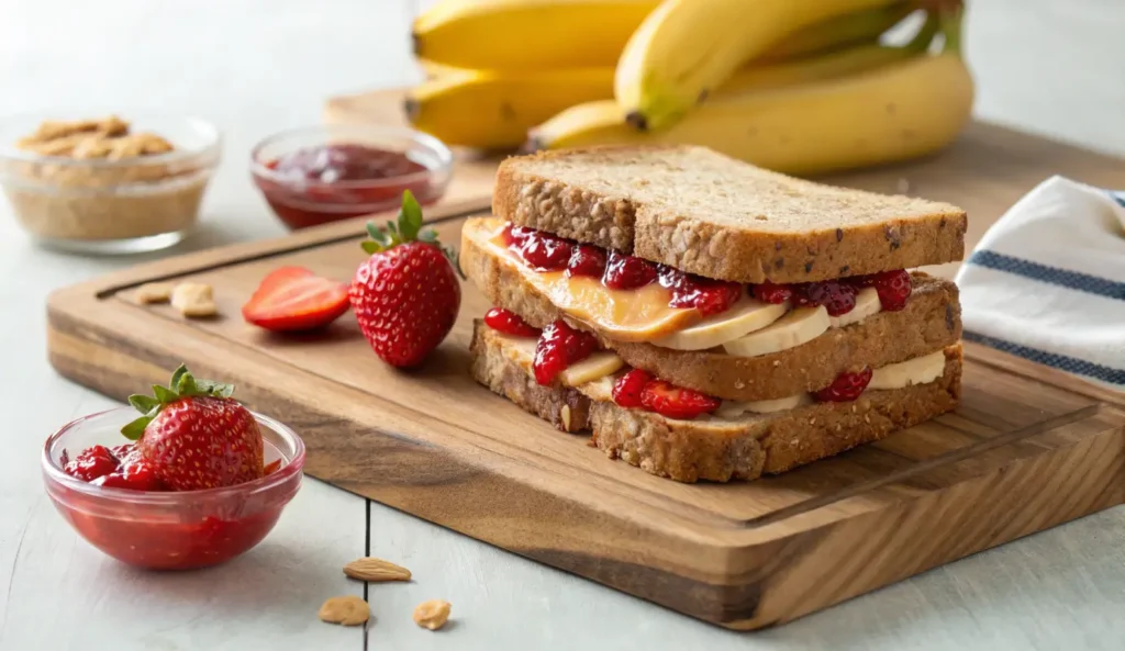 bread grain peanut butter and jelly recipe