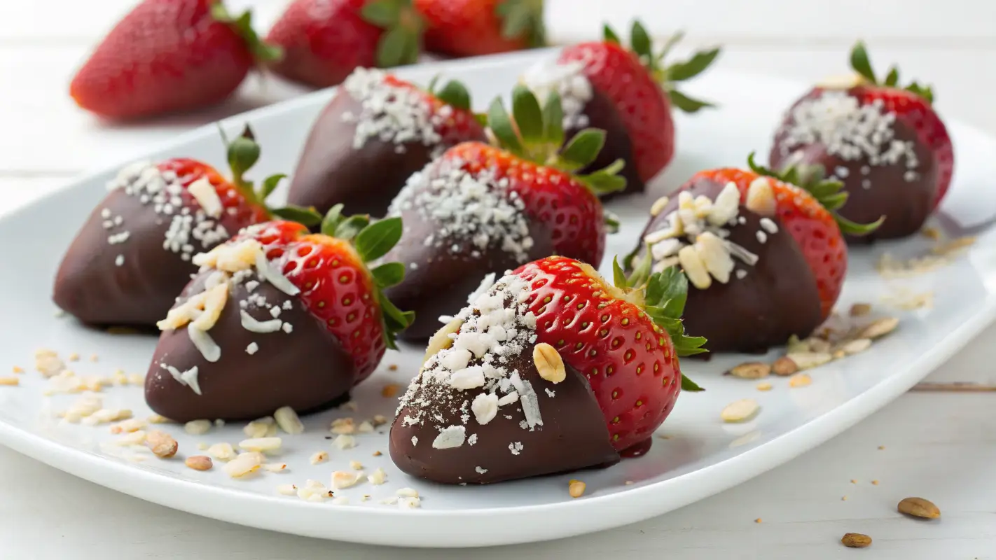 carob covered strawberries recipe