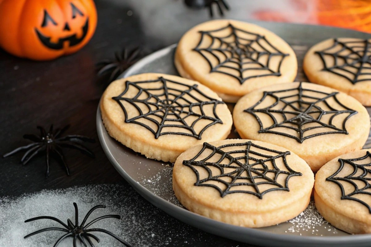 spider web cookie stamp cookies easy recipe