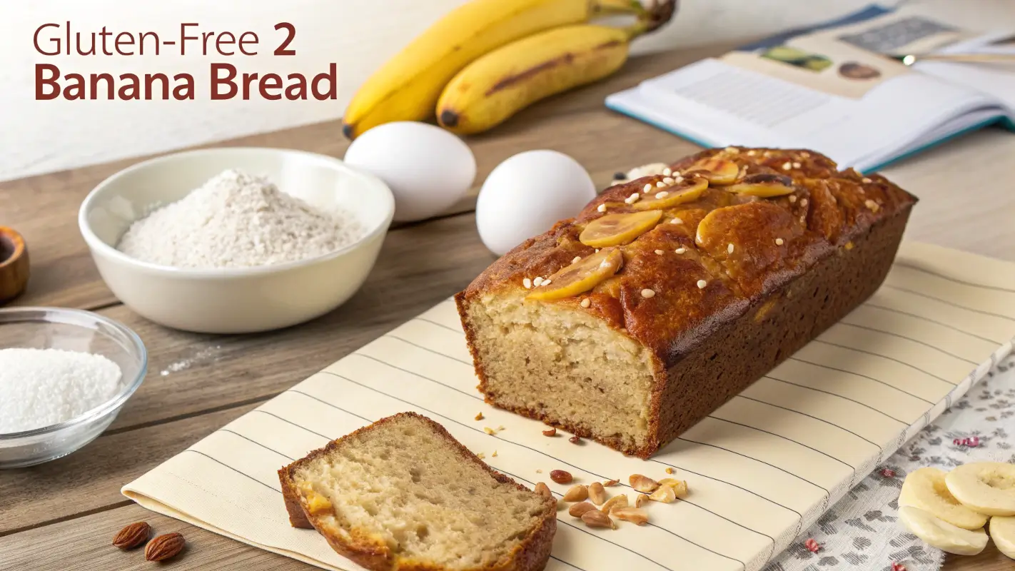 Gluten-Free 2 Banana Bread Recipe