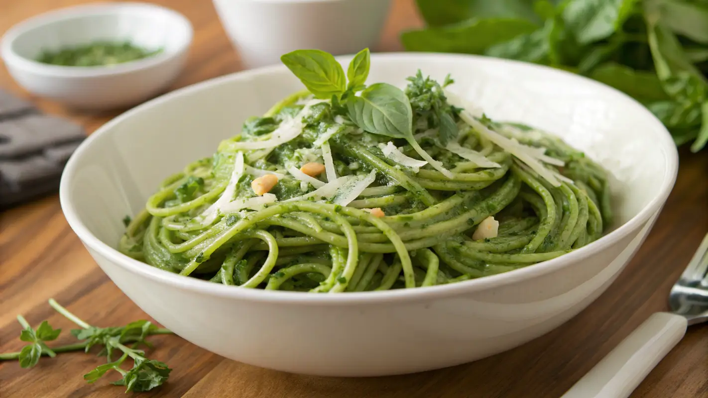 Green Spaghetti Recipe