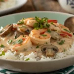 Langostino Mushroom Sour Cream Gravy Recipe