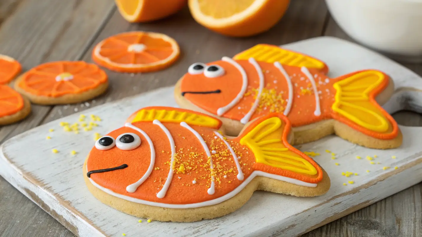 Orange Fish Cookies Recipe