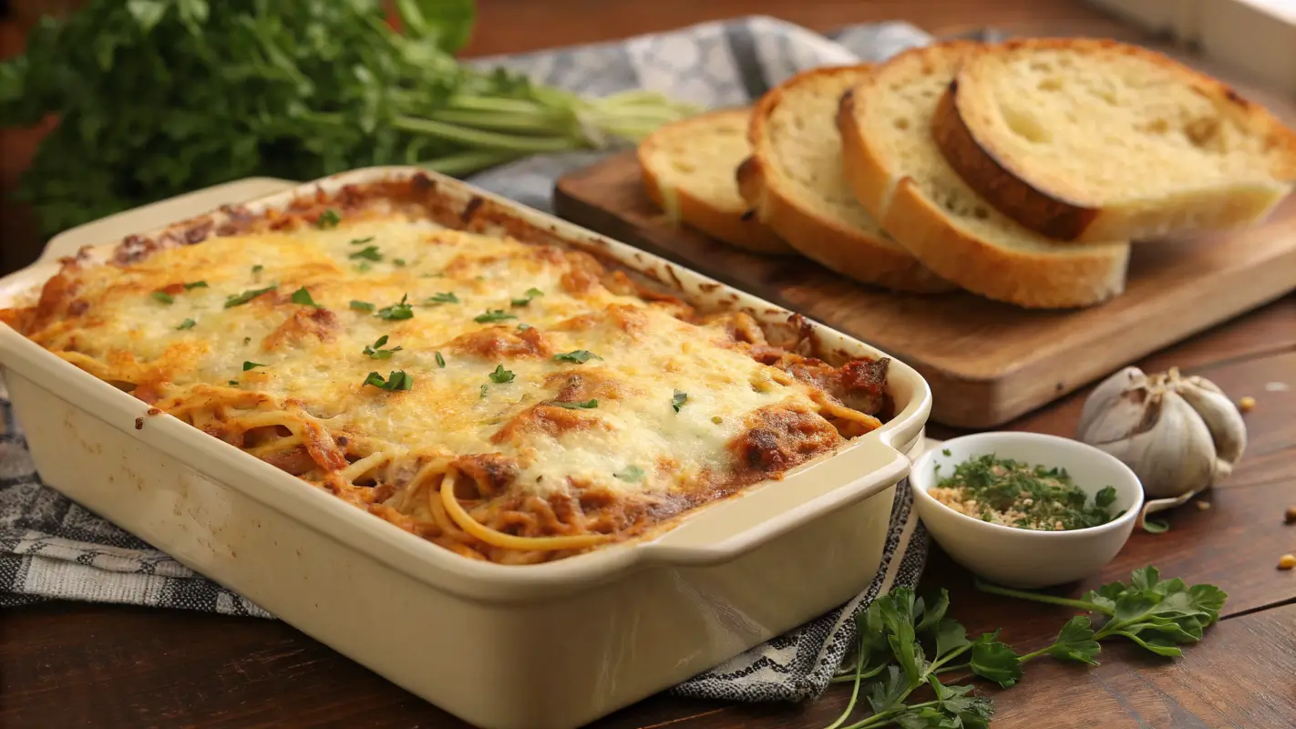 Spaghetti Casserole Recipe