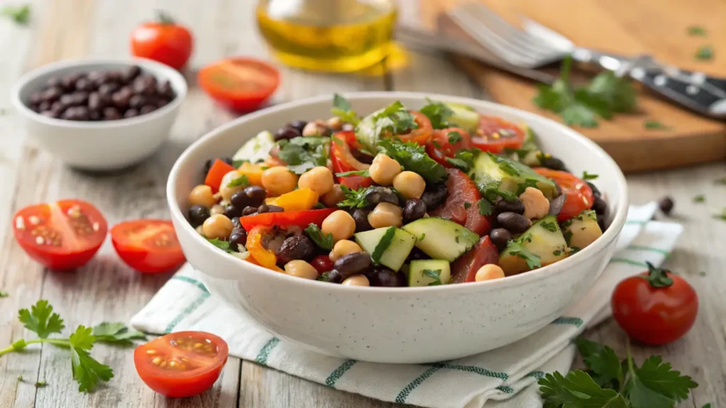 dense bean salad recipe