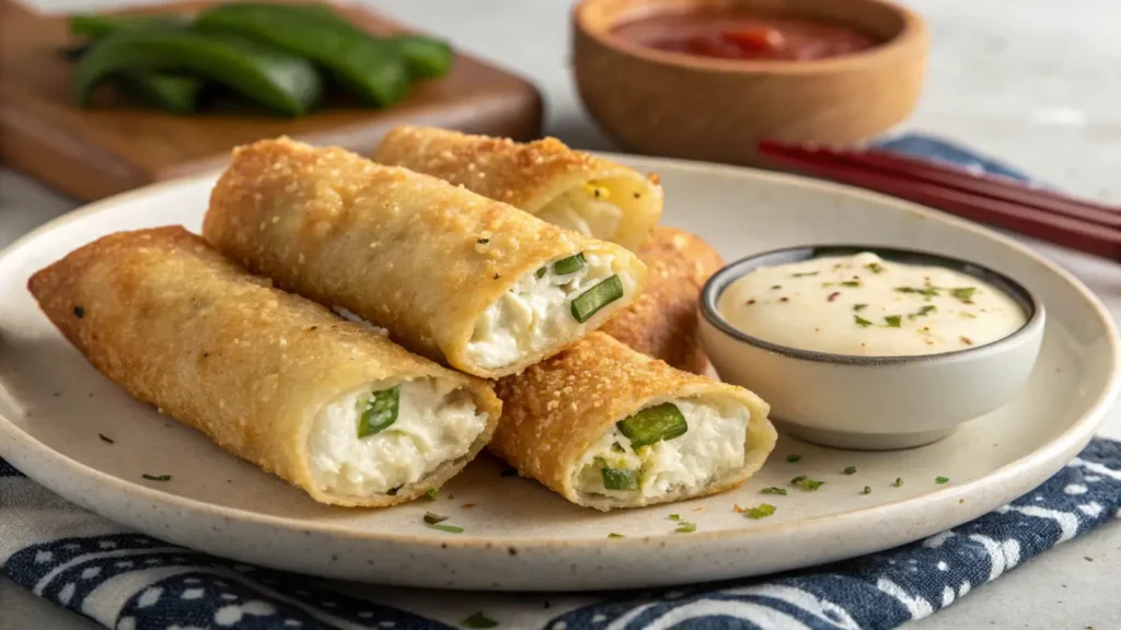 egg roll wrapper cream cheese jalapeno recipe