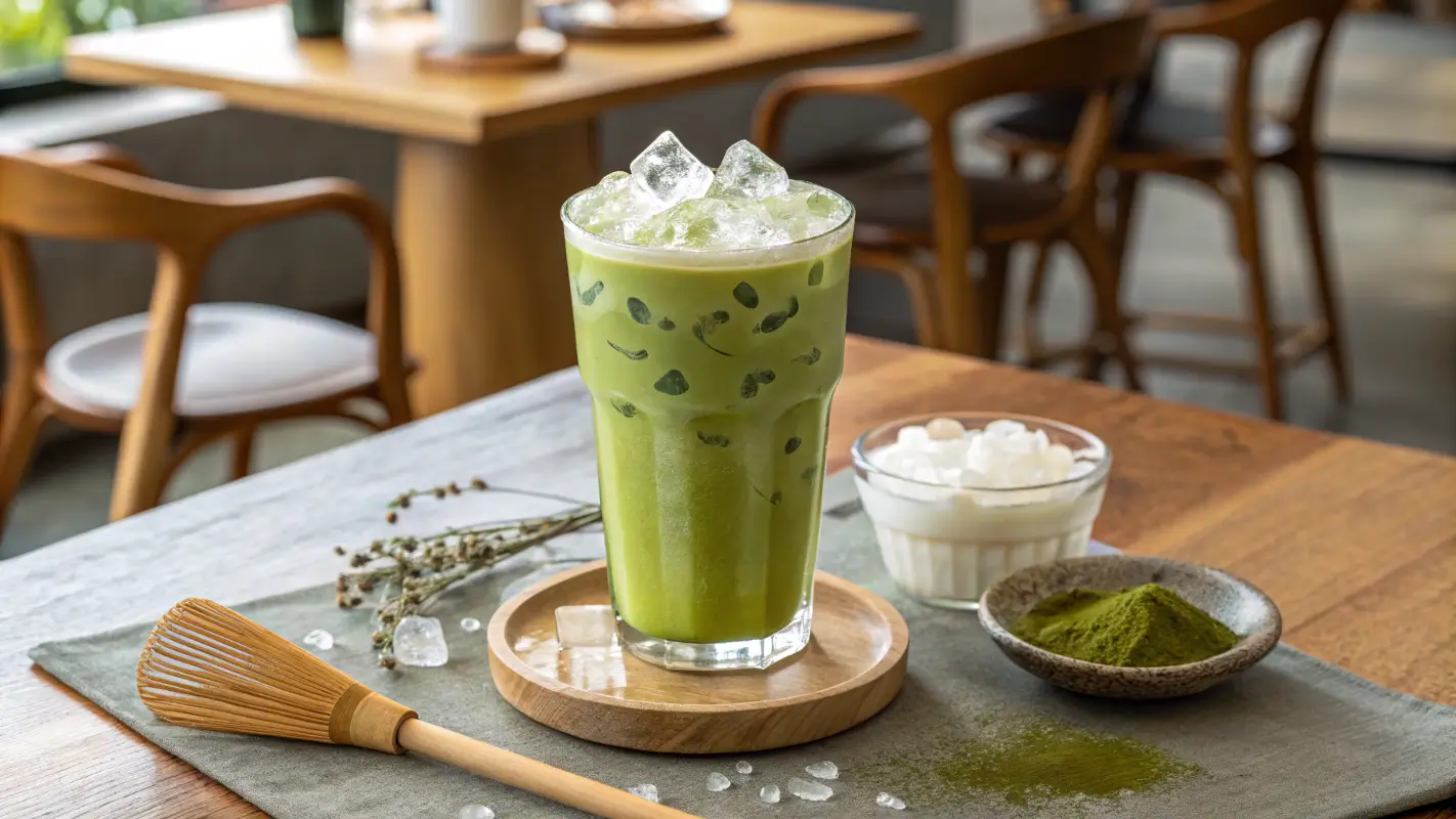 iced matcha latte recipe