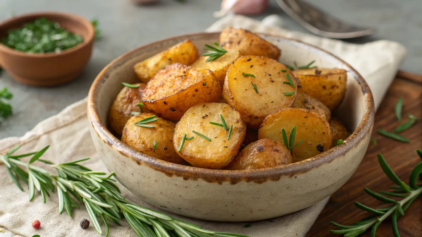 oil-free poor man's potatoes recipe