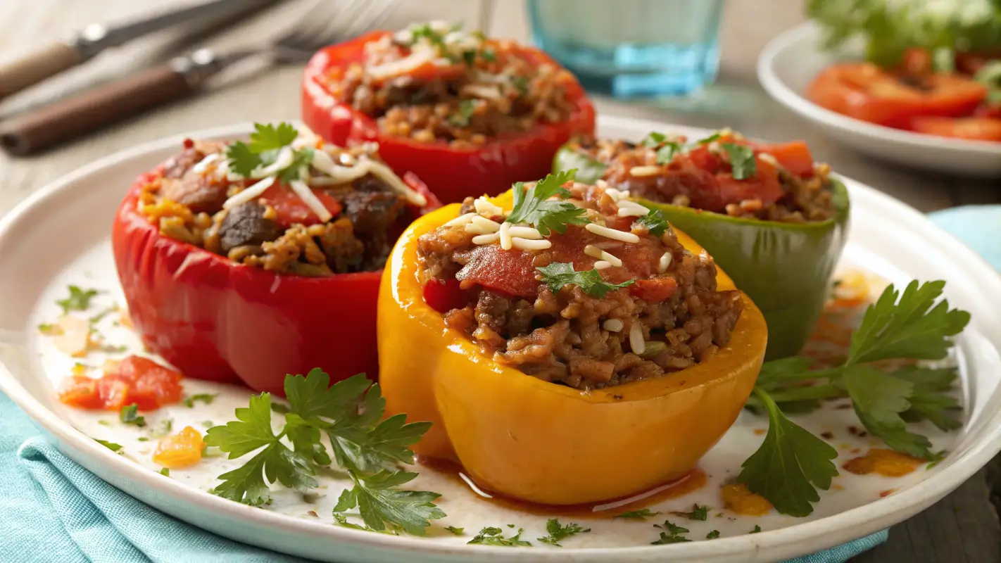 old fashioned stuffed bell peppers recipe