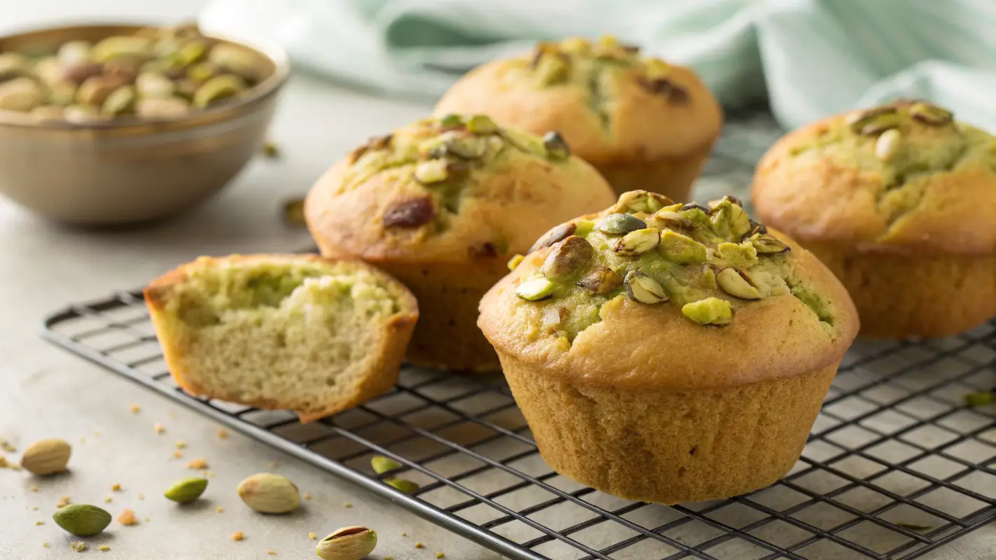 pistachio muffin recipe