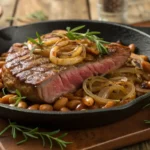 Steak And Beans And Onions Recipe