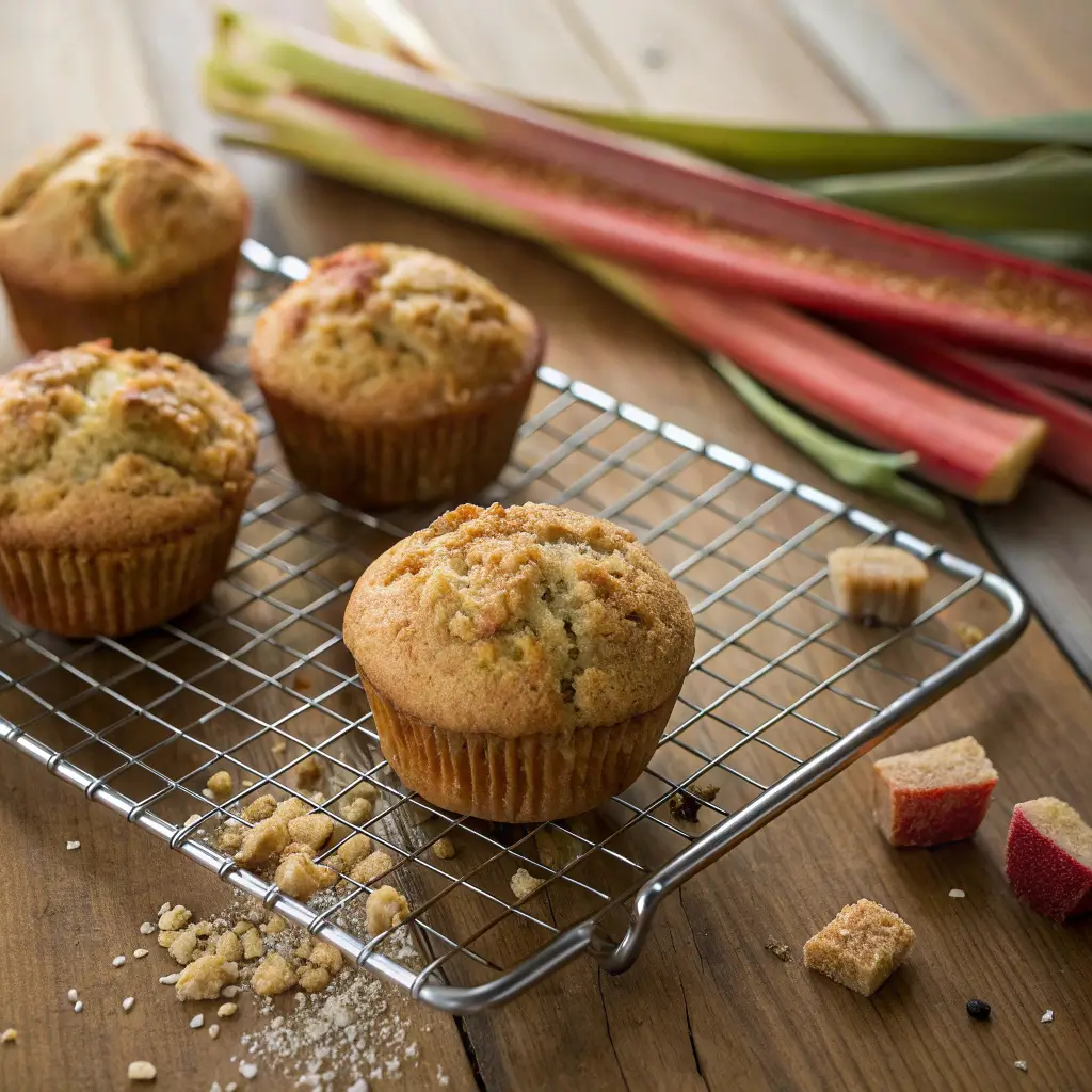 Rhubarb Muffins