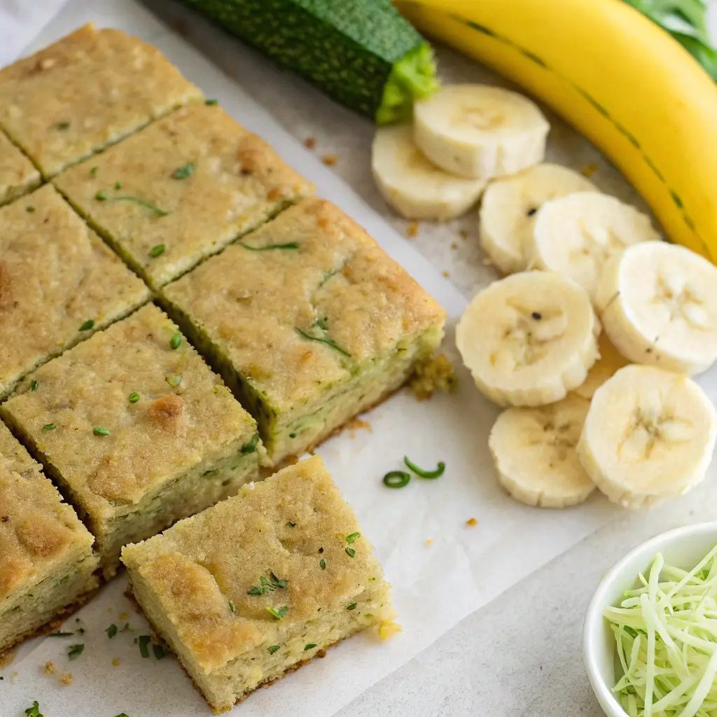 Zucchini Banana Bars