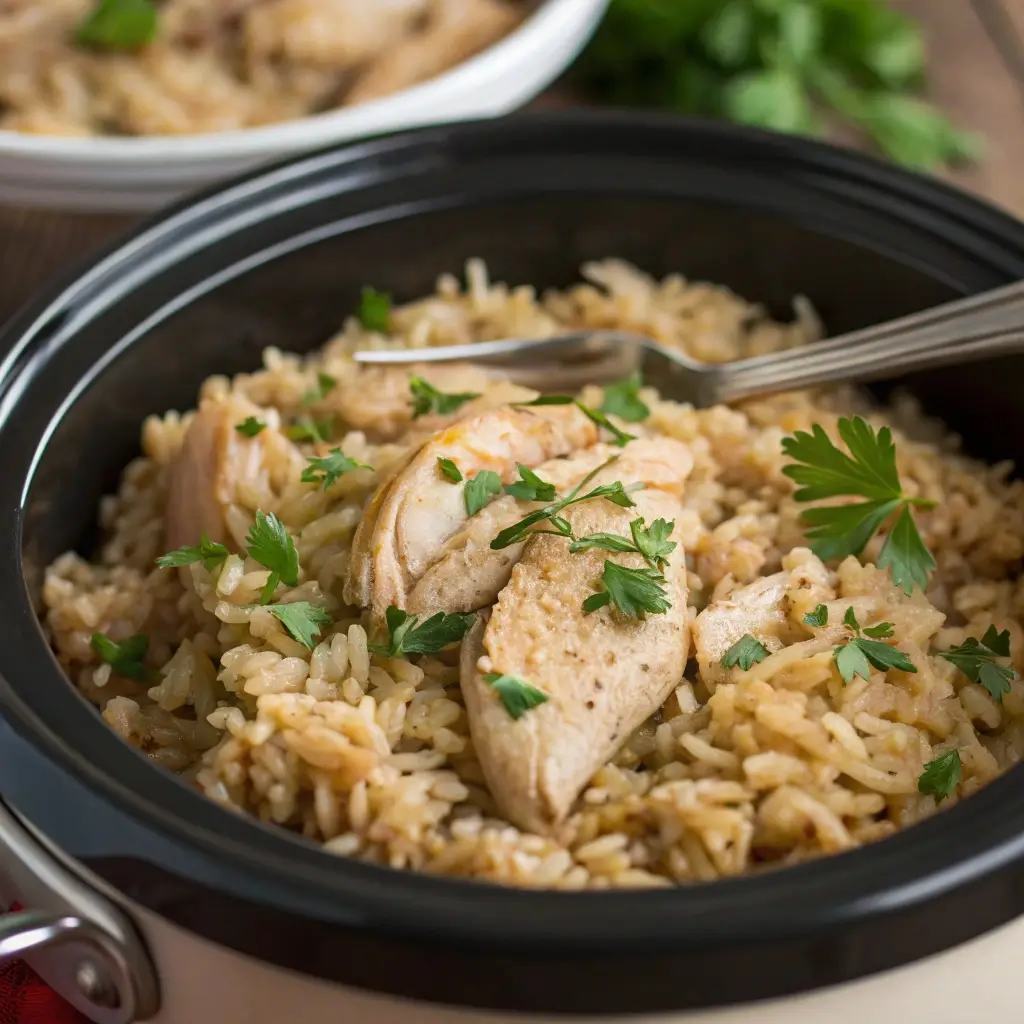 Crockpot Chicken and Rice