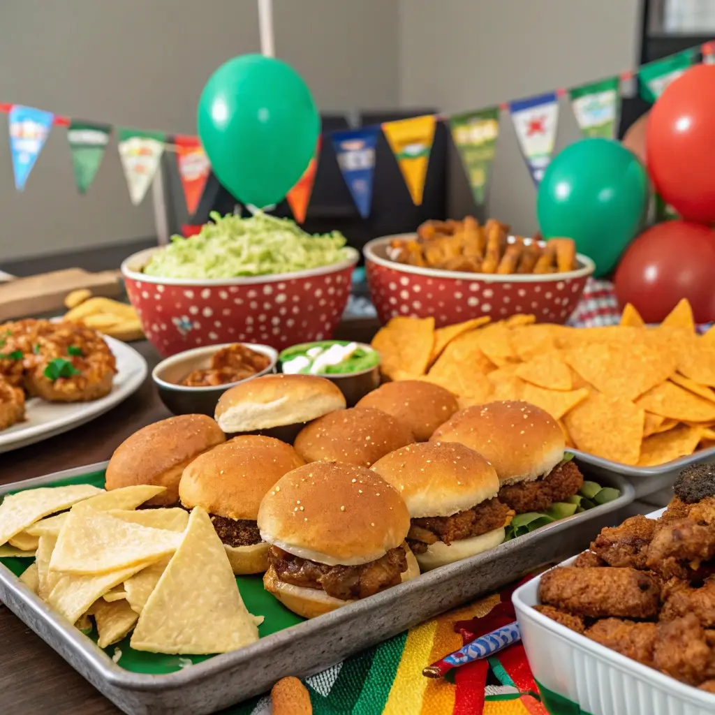 Ultimate Tailgate Food Spread