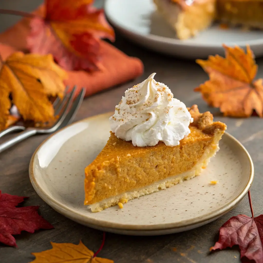 No-Bake Pumpkin Fluff Pie