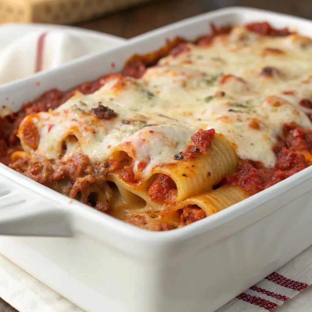 Classic Baked Ziti with Mozzarella