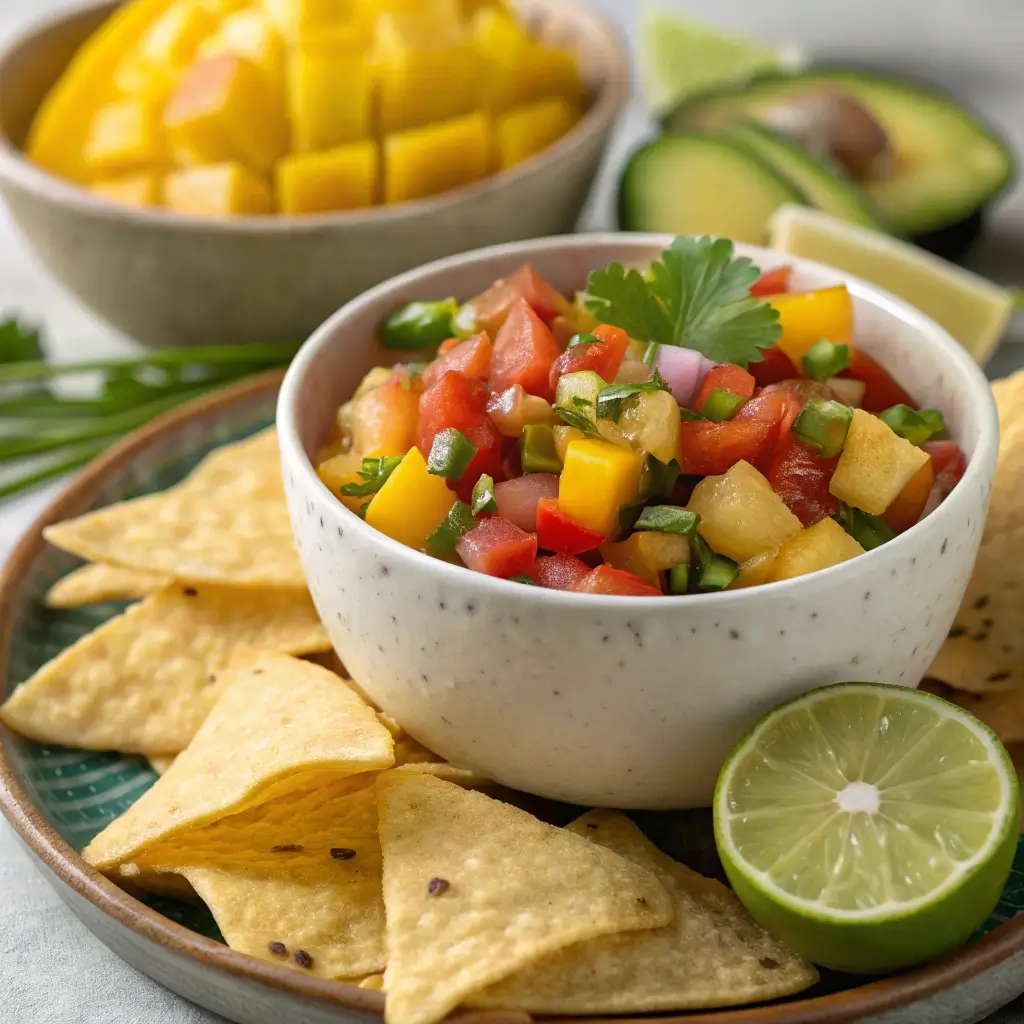 Mango Tomato Salsa (Sweet, Fresh, & Spicy)