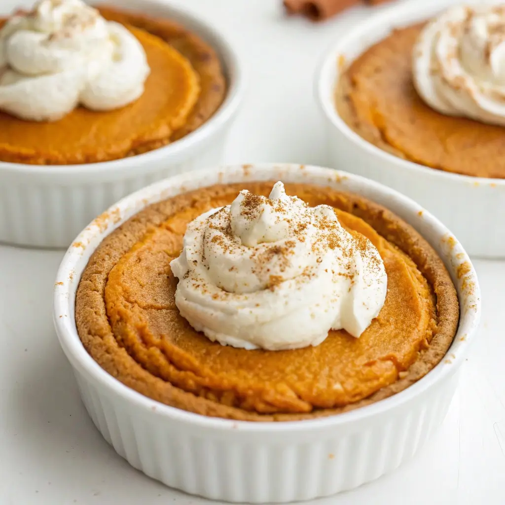 Crustless Pumpkin Pie (Gluten-Free & Light!)