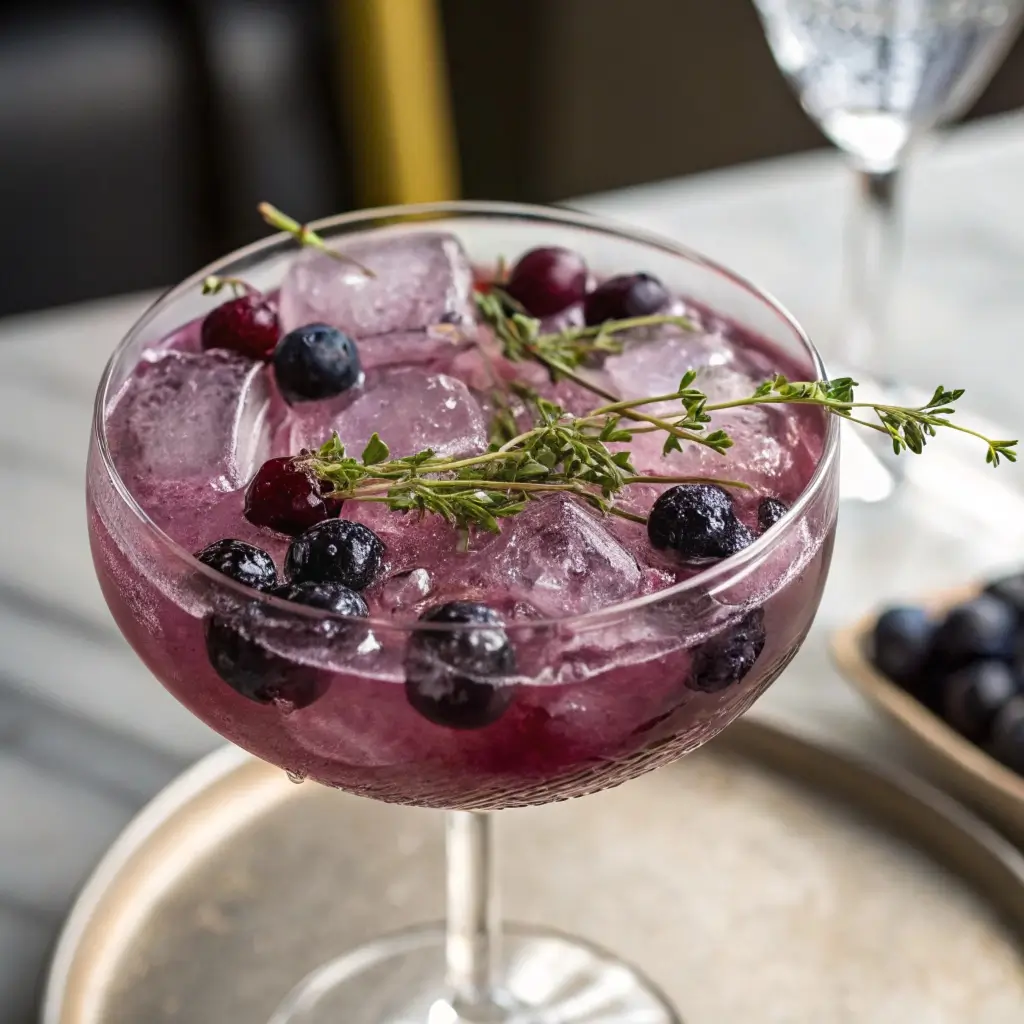 Huckleberry Cocktail (Vibrant & Refreshing)