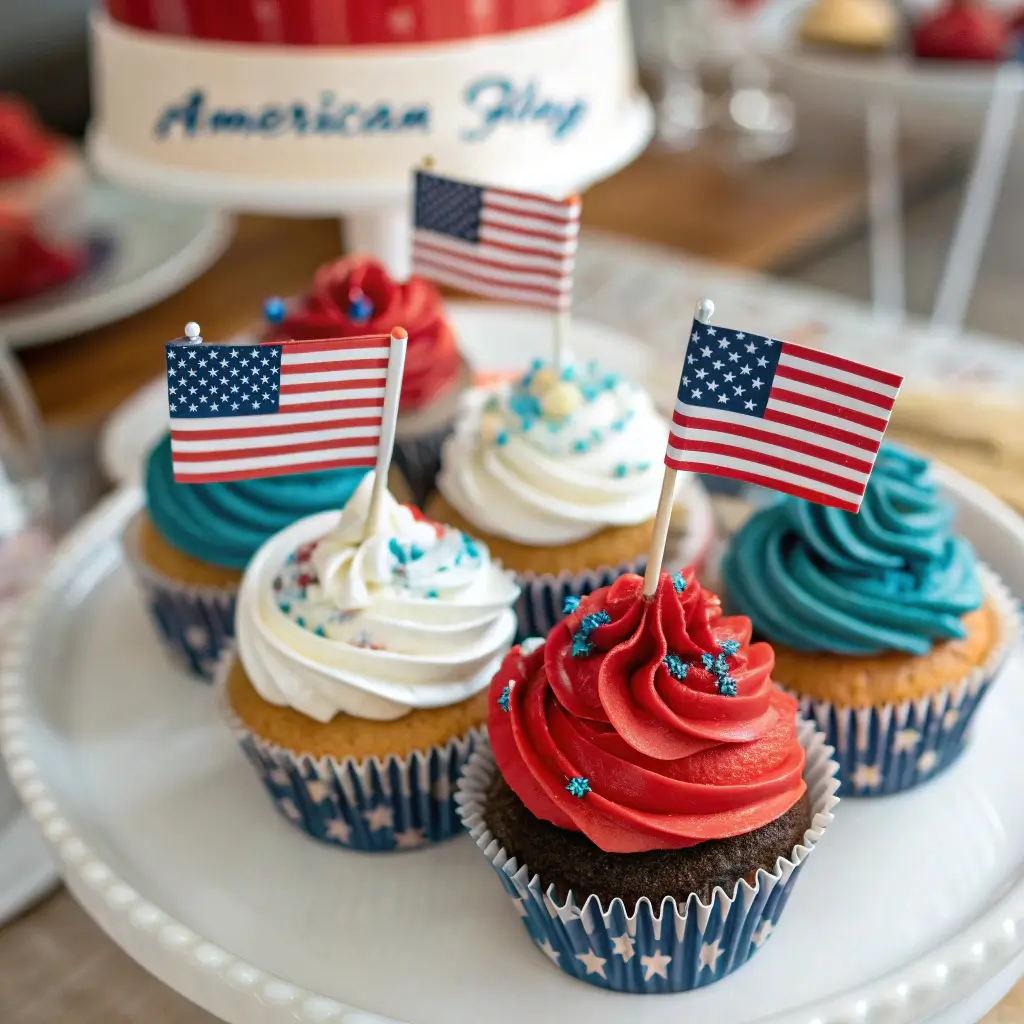 Labor Day Cupcakes