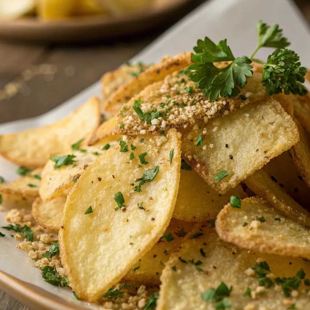 Garlic Zucchini Chips
