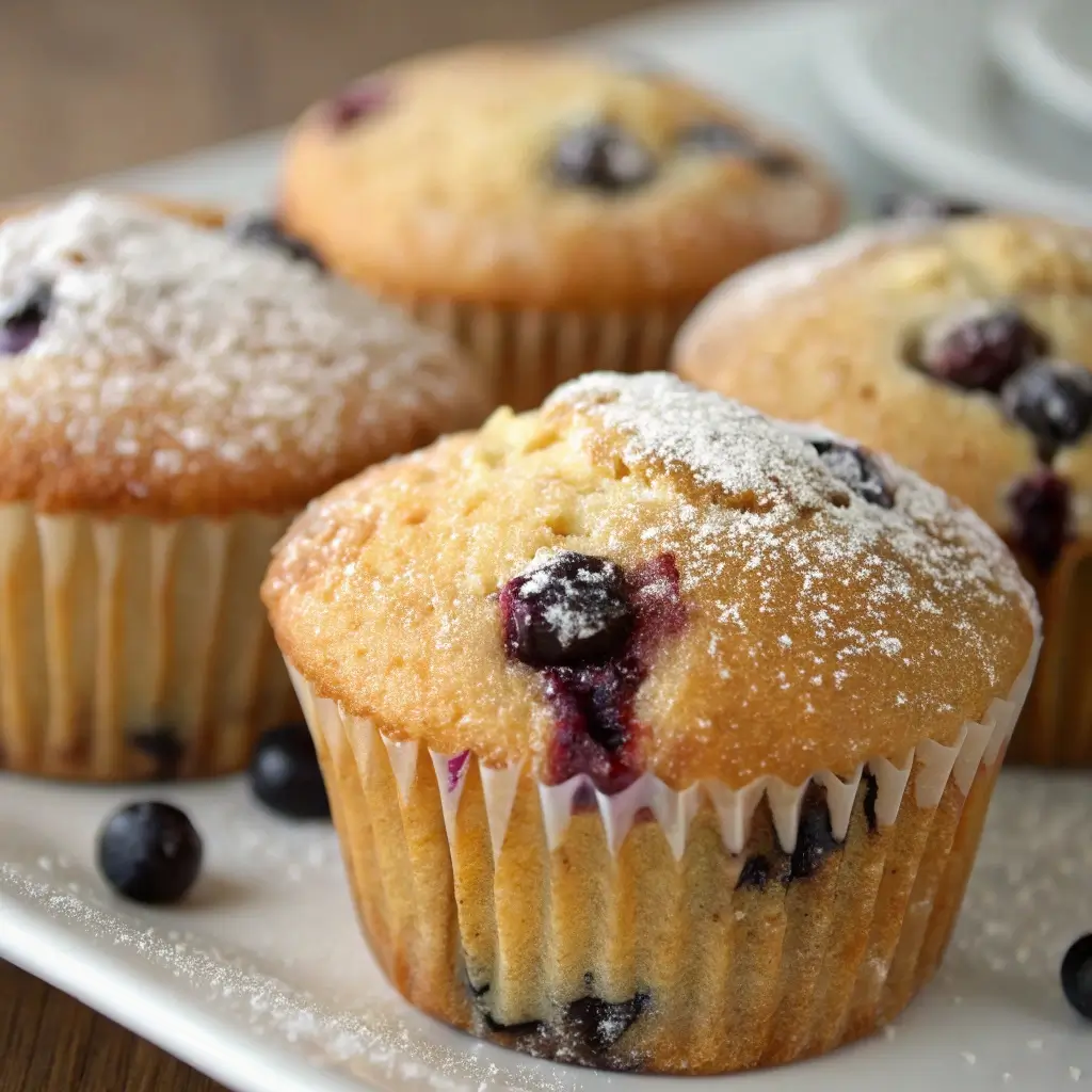 Bakery-Style Huckleberry Muffins