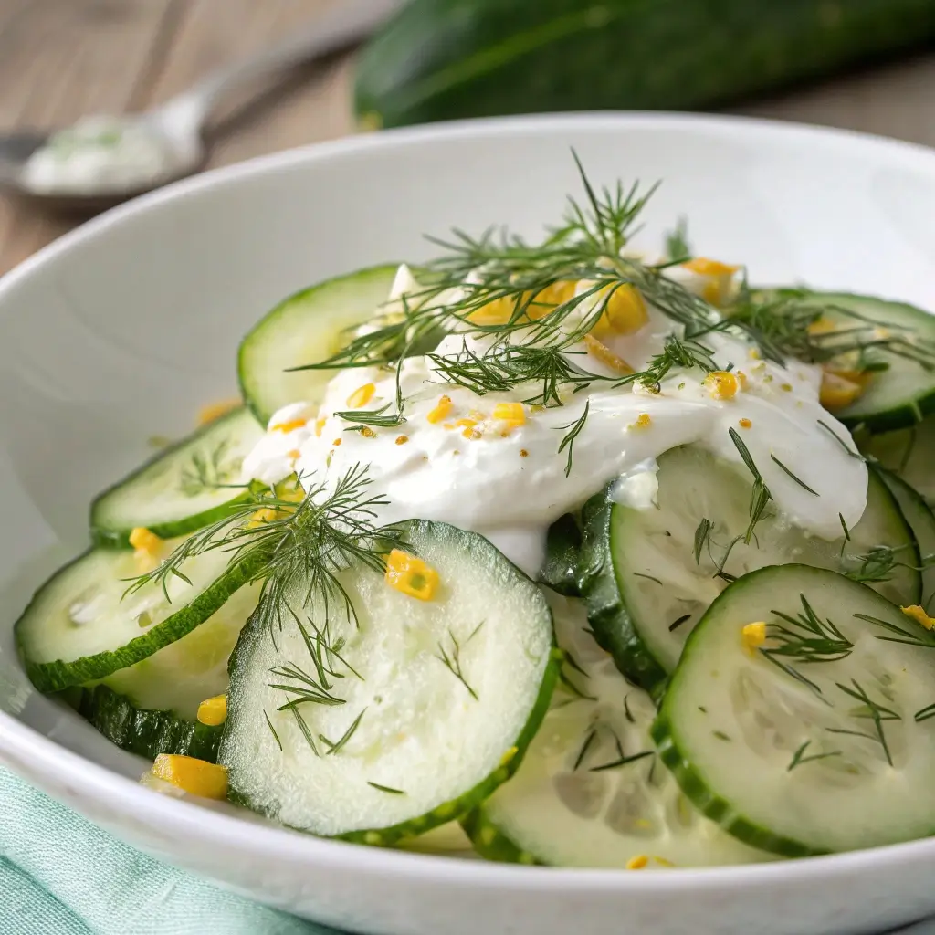 Mediterranean Cucumber Yogurt Salad