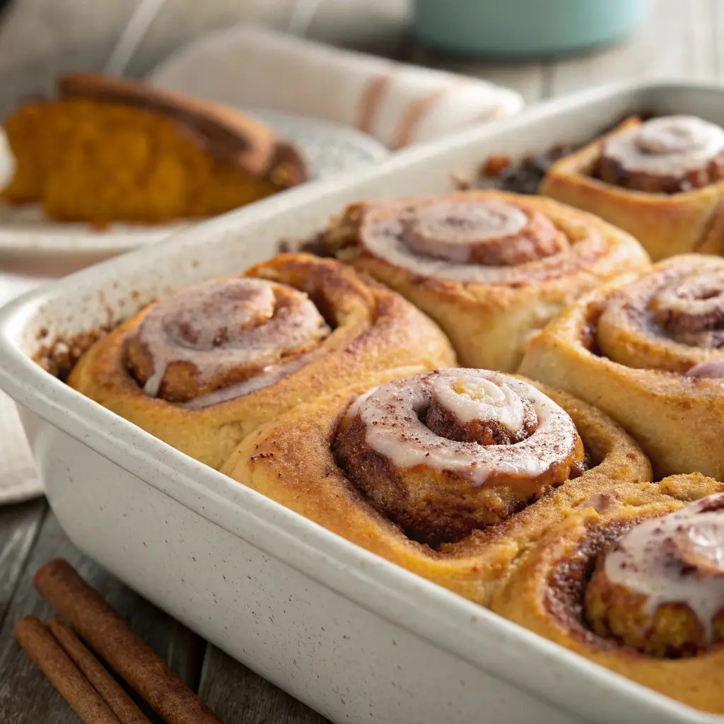 Pumpkin Cinnamon Rolls