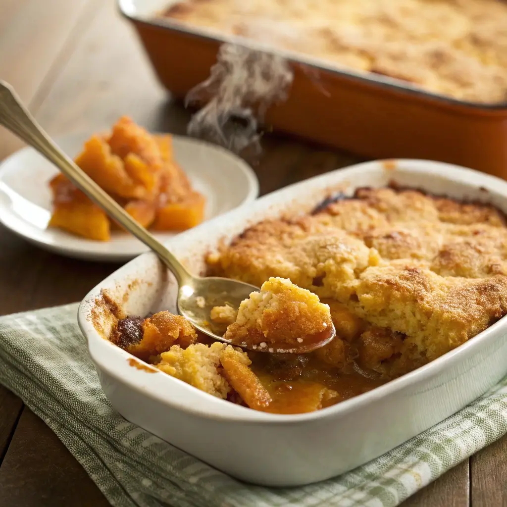 Pumpkin Cobbler (Warm & Cozy Fall Dessert)