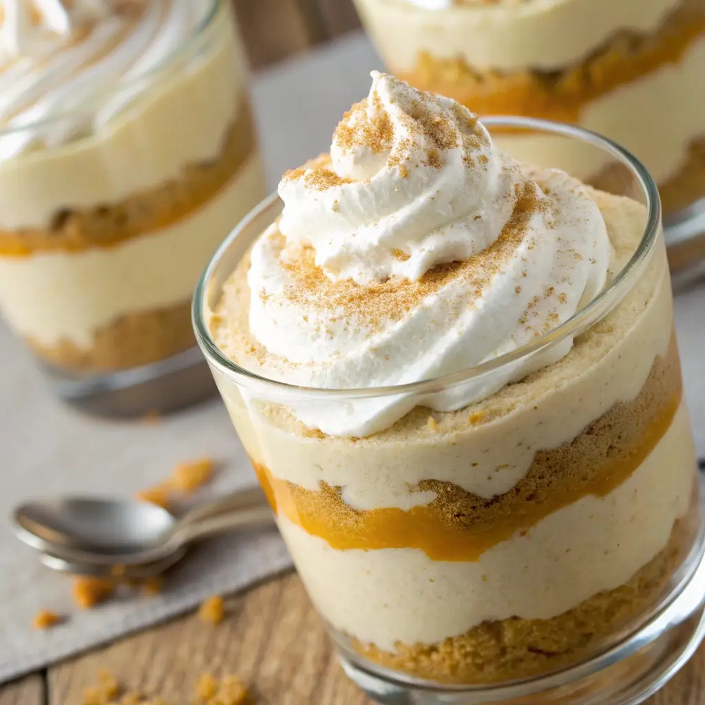 Pumpkin Fluff Mousse Dessert