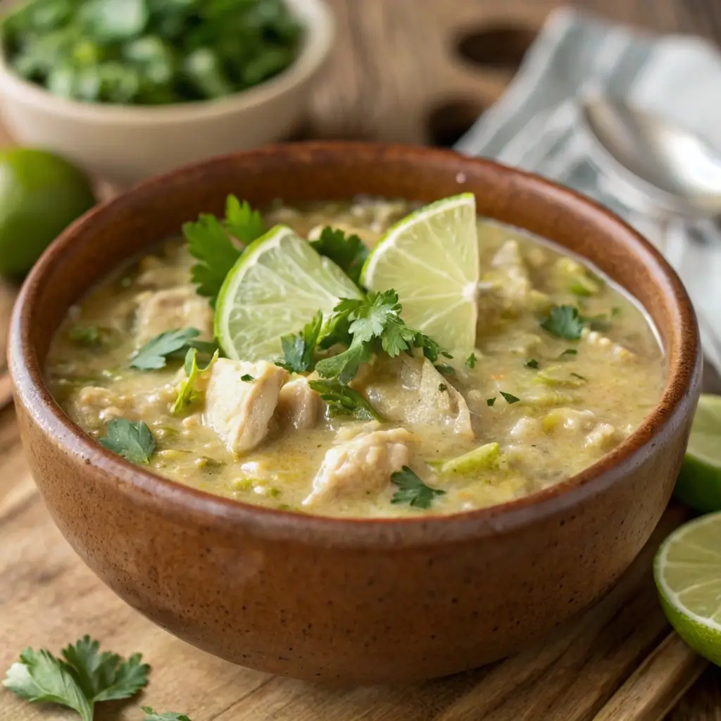 Hatch Green Chili Chicken Stew