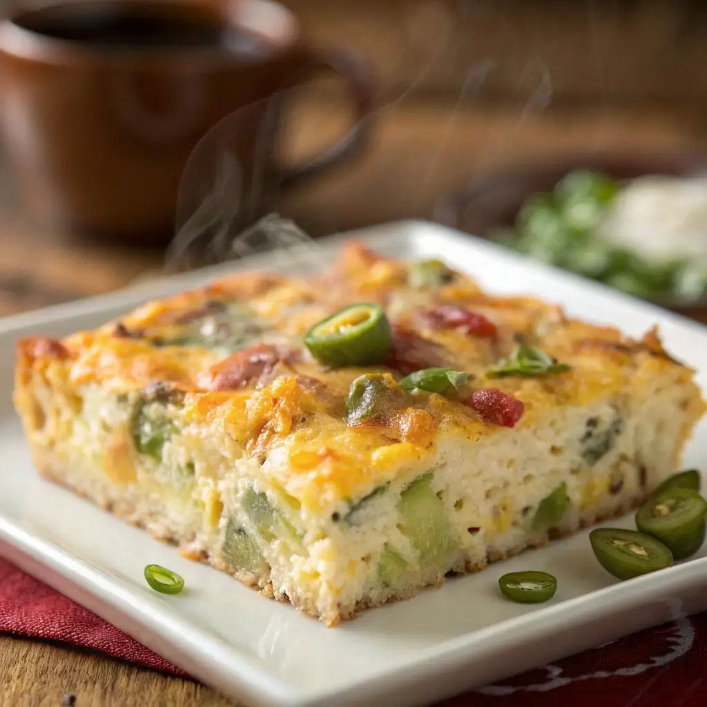 Hatch Green Chili Breakfast Casserole