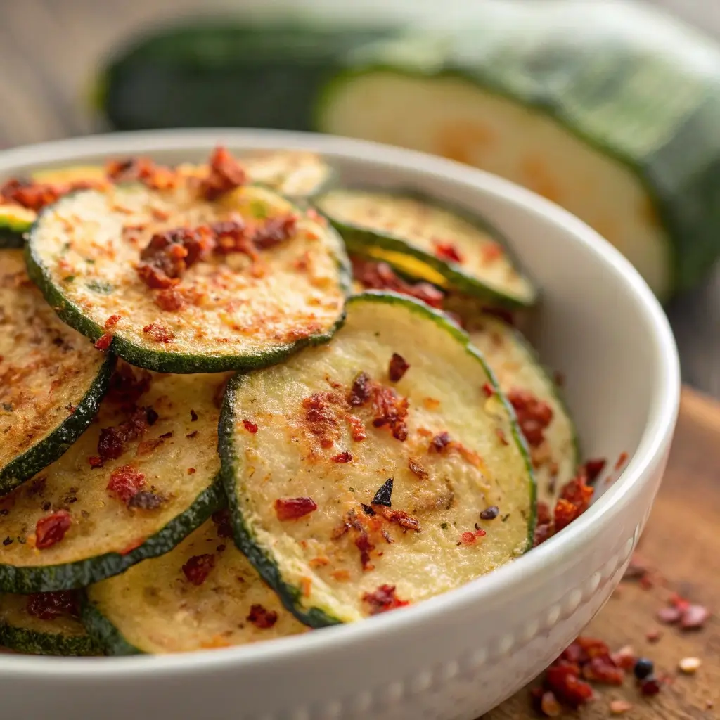 Spicy Zucchini Chips