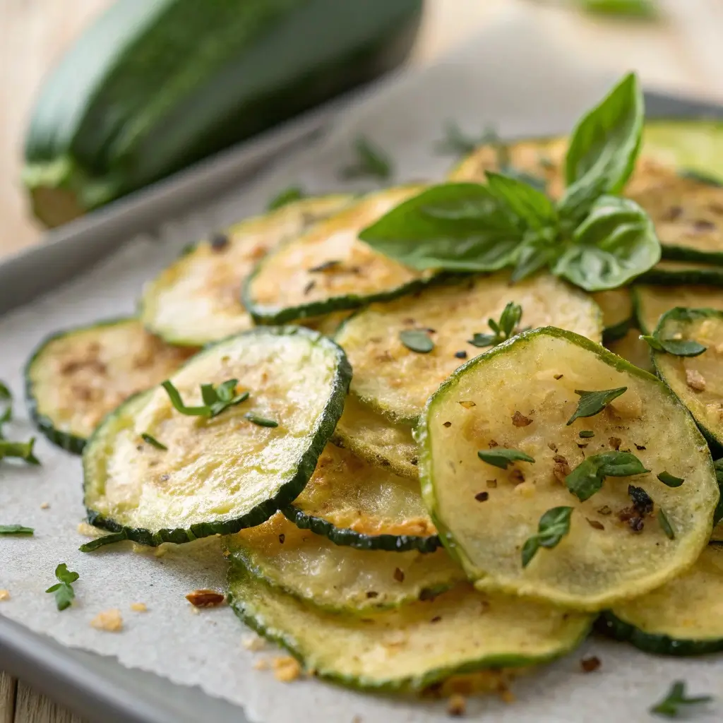 Zucchini Chips Without Breadcrumbs
