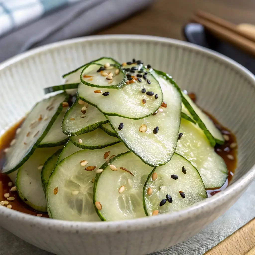 Japanese Style Cucumber Sunomono