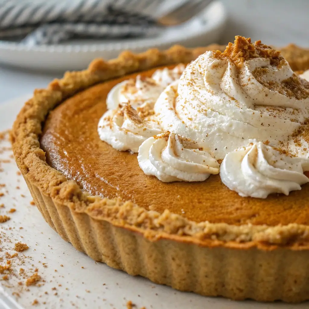 Pumpkin Pie with Graham Cracker Crust