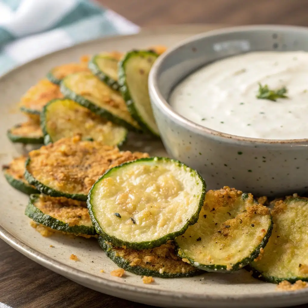 Crispy Ranch Zucchini Chips Recipe