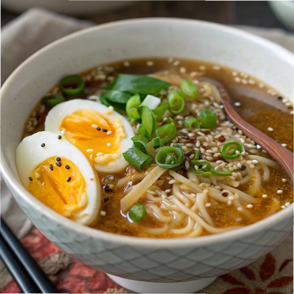 Crockpot Ramen Noodle Soup